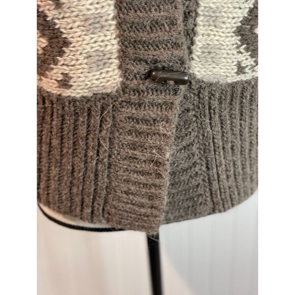 Elsamanda Wool Blend Cardigan Sweater With Toggle Closure Sz M Made in Italy - Picture 5 of 16